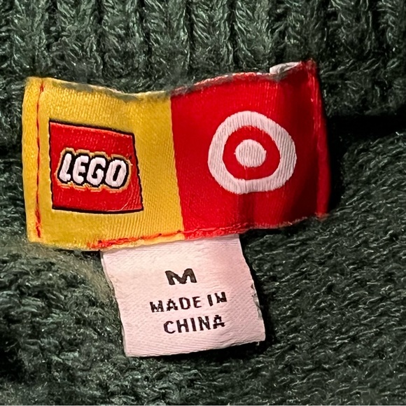 Lego x Target Green Bobble Stitch Chunky Sweater - Size Medium - Picture 4 of 14